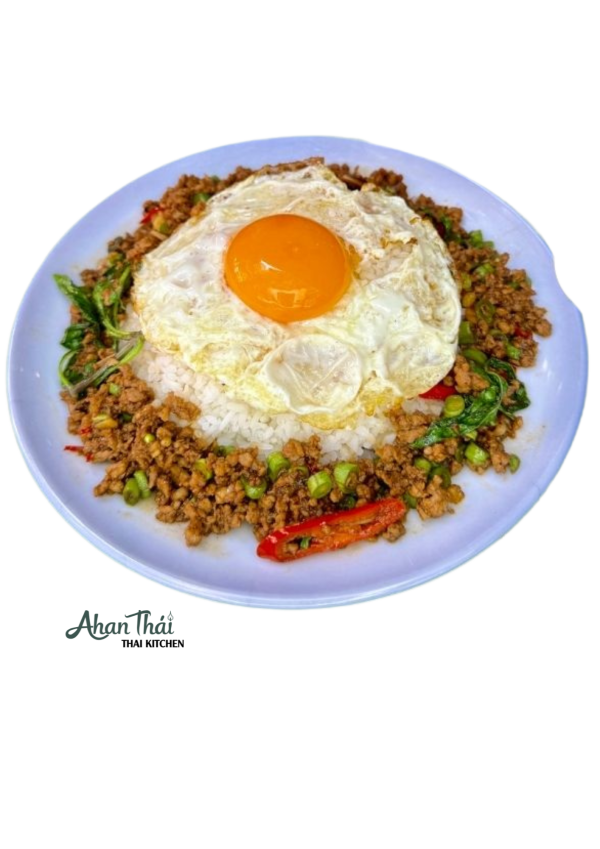 Cơm Heo Xào Lá Quế