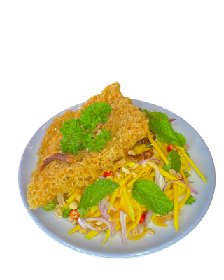 Gỏi xoài cá trê