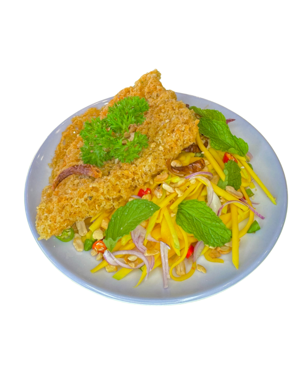 gỏi xoài cá trê