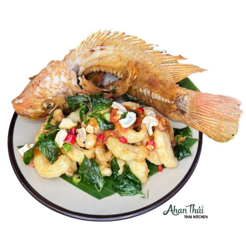 Cá diêu hồng sốt cay