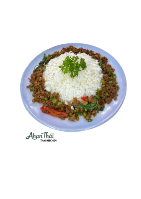 Cơm bò xào lá quế Cơm bò xào lá quế